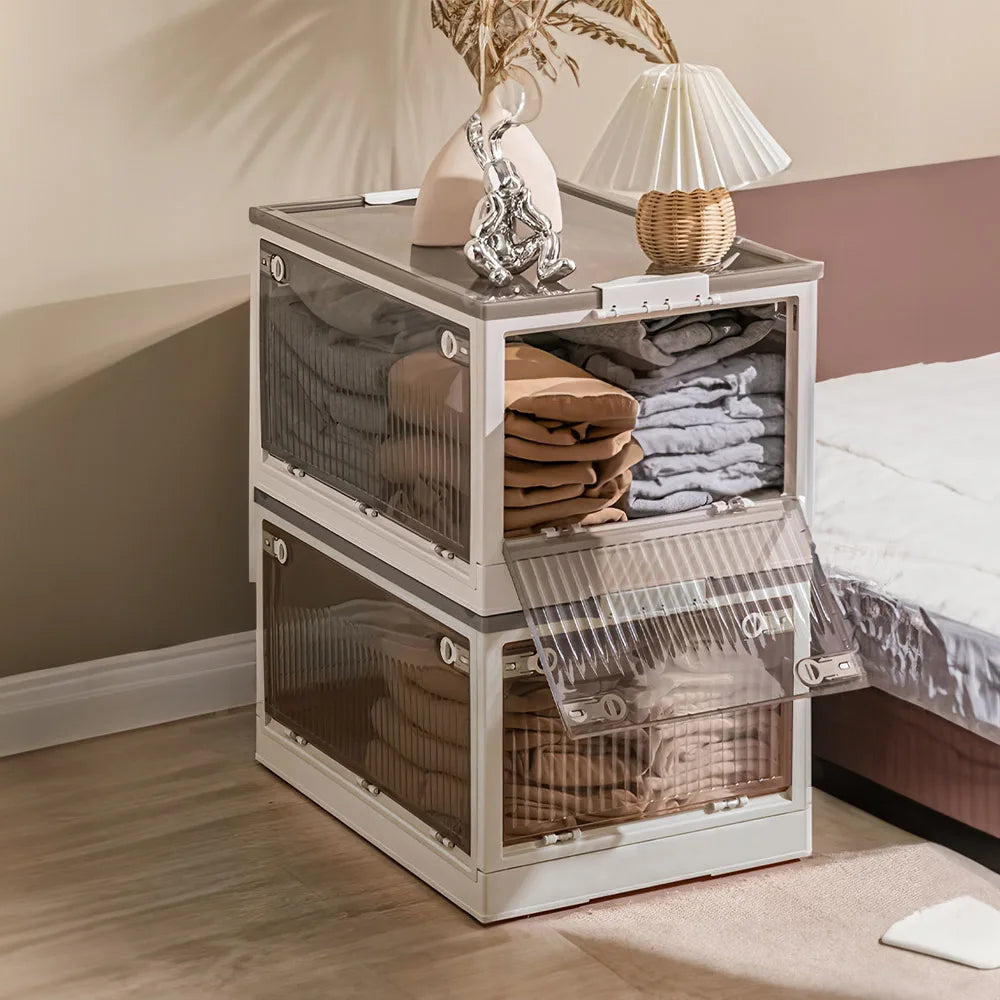 Foldable Storage Box with Wheels