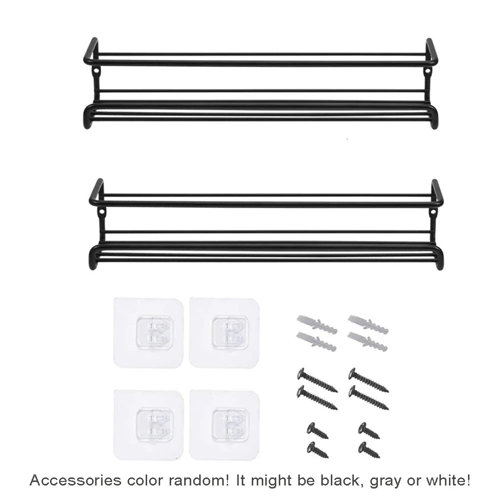 Wall-Mounted Spice Rack Set
