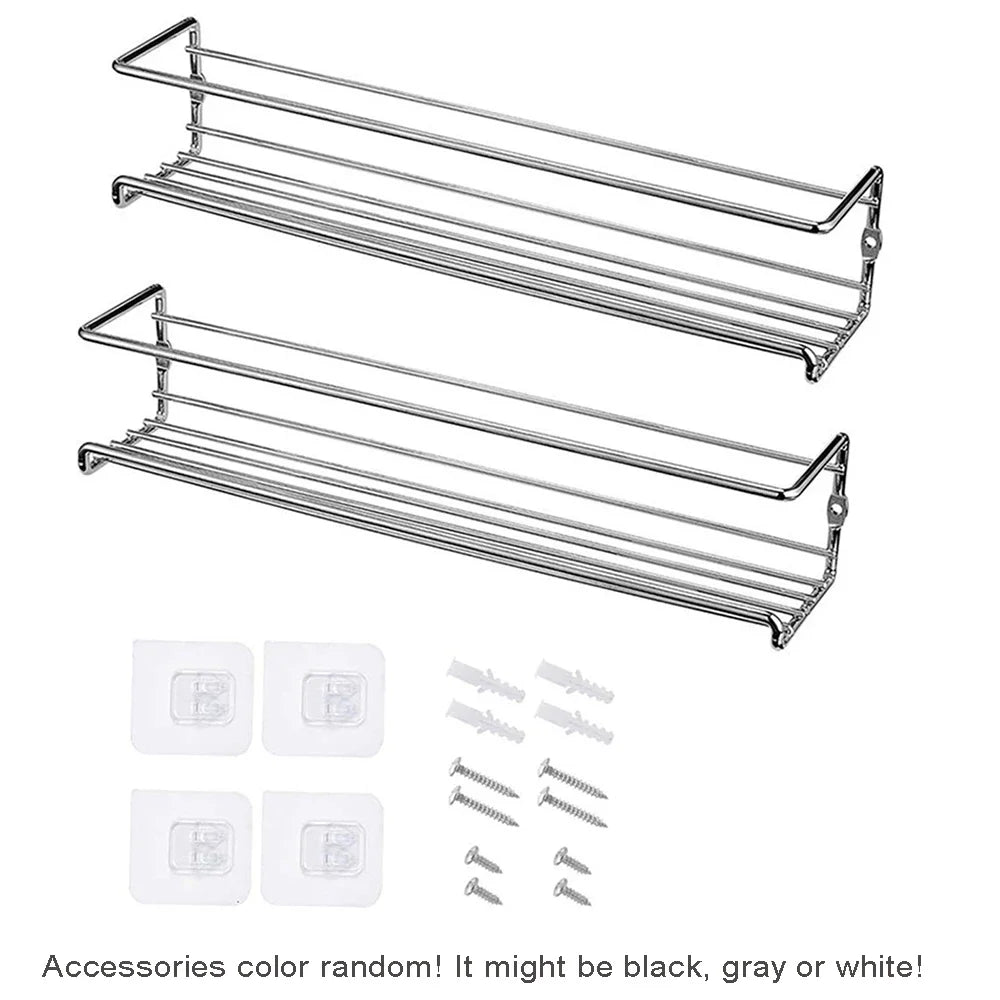 Wall-Mounted Spice Rack Set